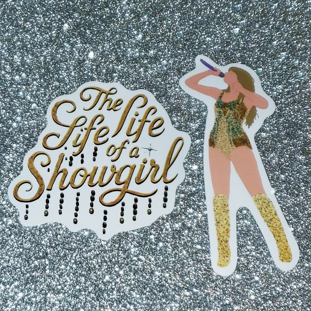 10/$10 Taylor Swift SHOWGIRL Waterproof Sticker